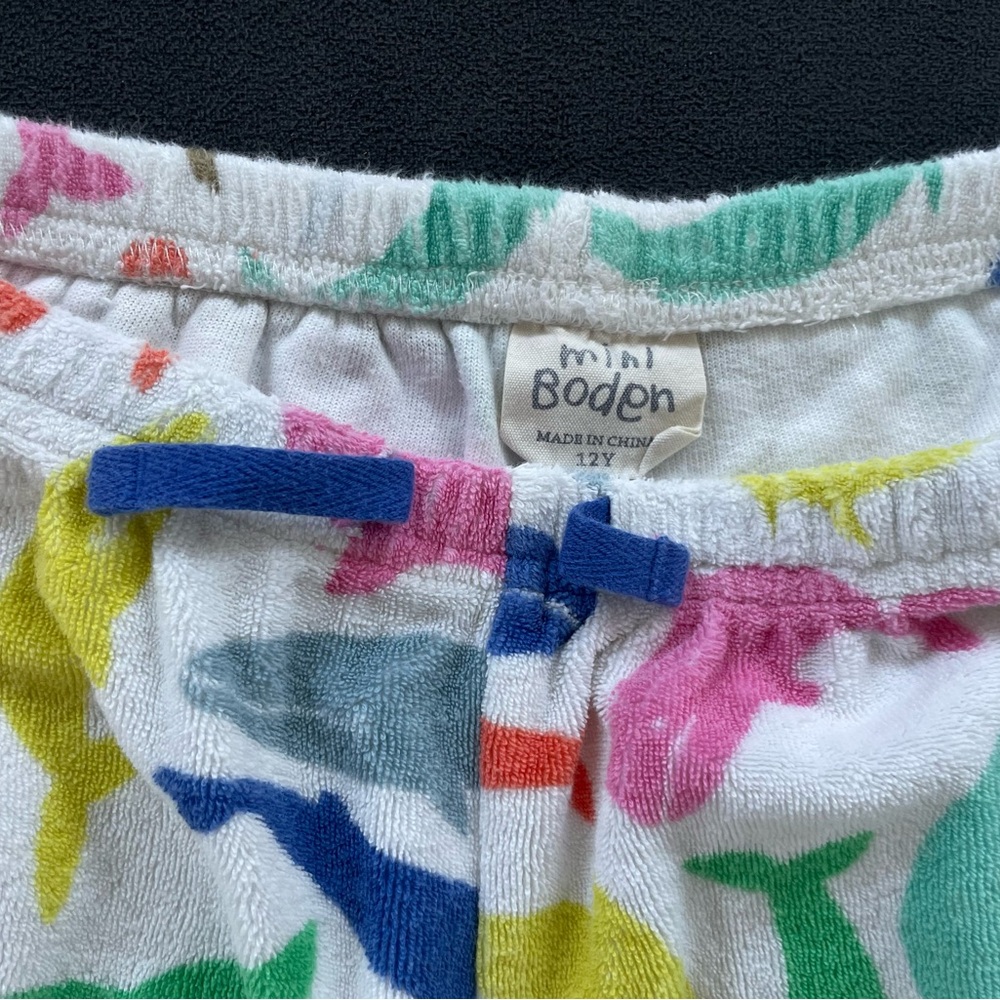 Colorful Whale Print Kids Shorts - Picture 3 of 3